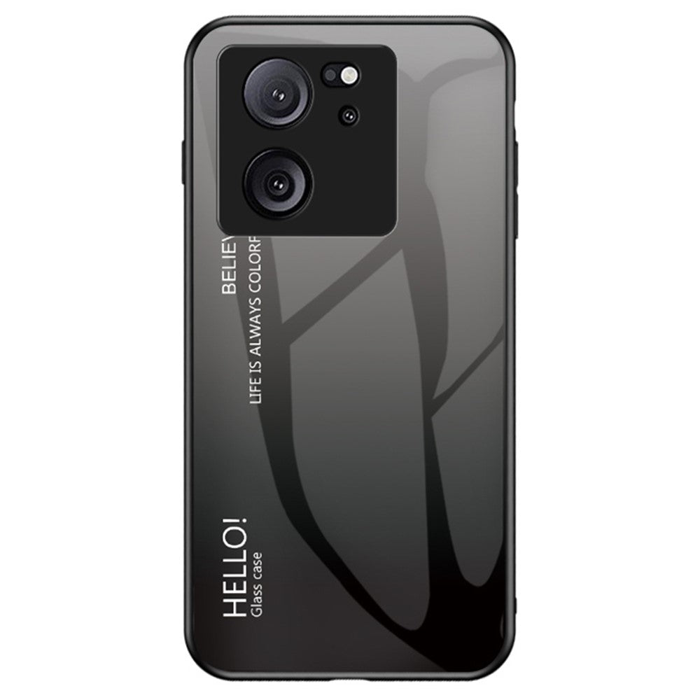 For Xiaomi 13T / 13T Pro / Redmi K60 Ultra Tempered Glass+PC+TPU Phone Case