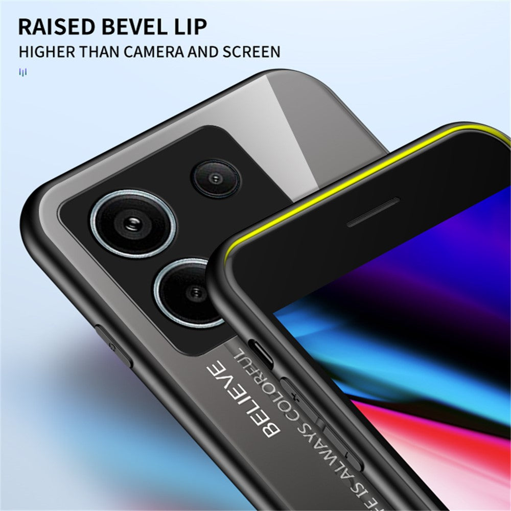 For Xiaomi Redmi Note 13 Pro 5G / Poco X6 5G Tempered Glass Case Shockproof Phone Cover