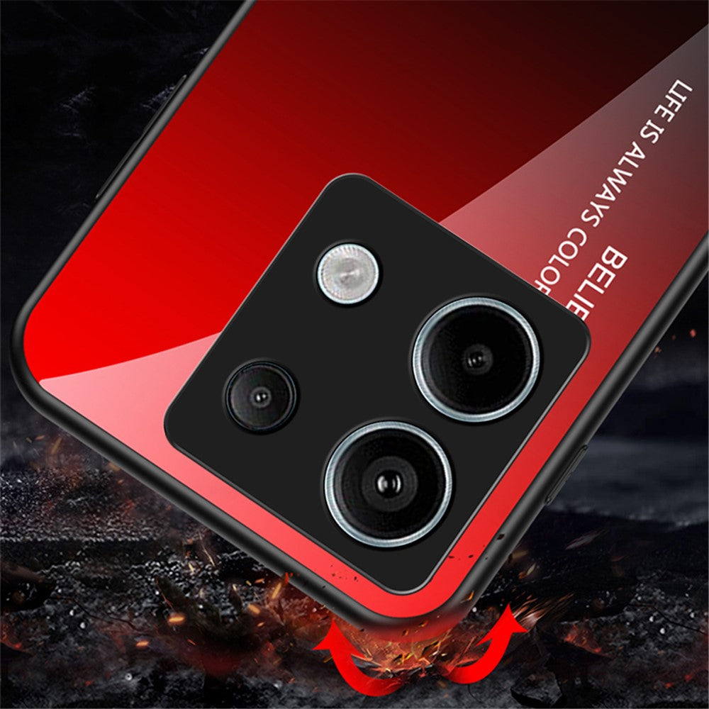 For Xiaomi Redmi Note 13 Pro 5G / Poco X6 5G Tempered Glass Case Shockproof Phone Cover