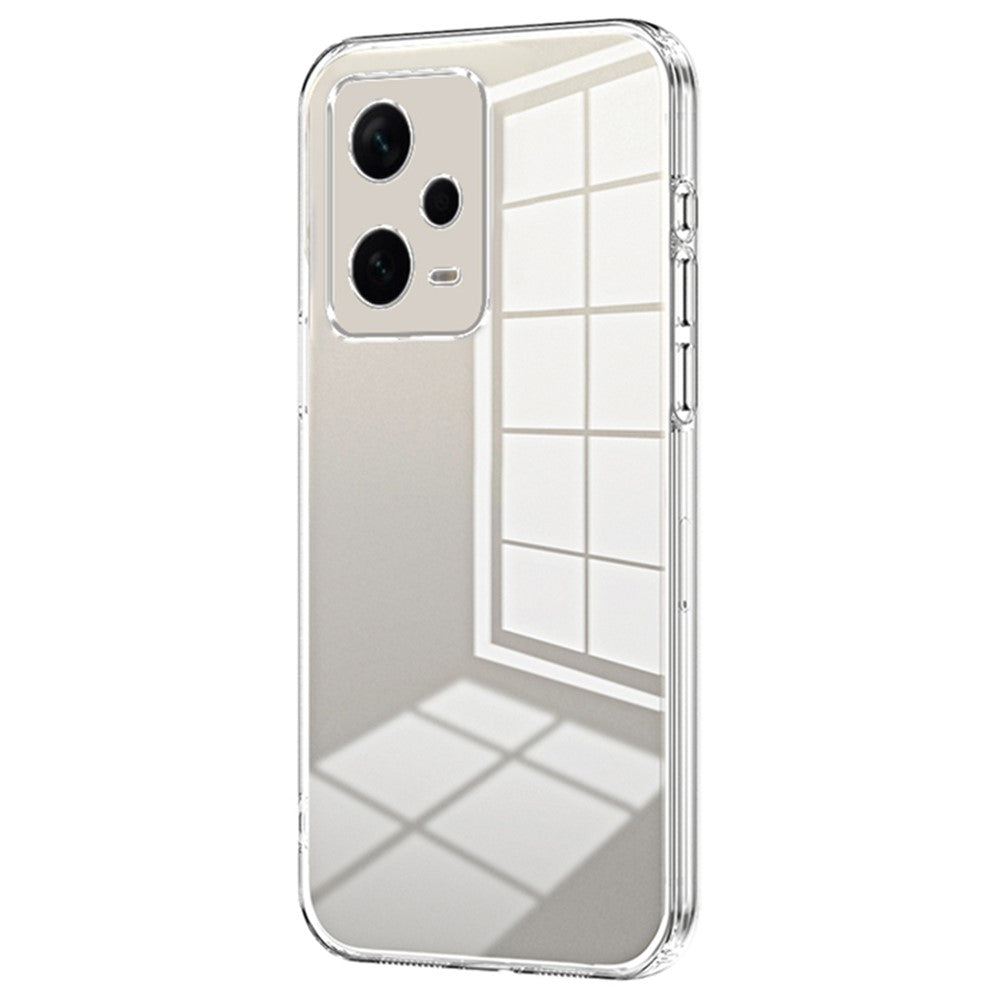 For Xiaomi Redmi Note 12 Pro+ 5G TPU Case Electroplating Precise Lens Cutout Back Shell