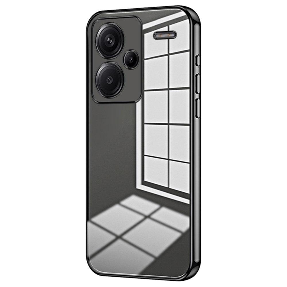 For Xiaomi Redmi Note 13 Pro+ 5G Case Crystal Clear Soft TPU Phone Shell with Precise Lens Cutout