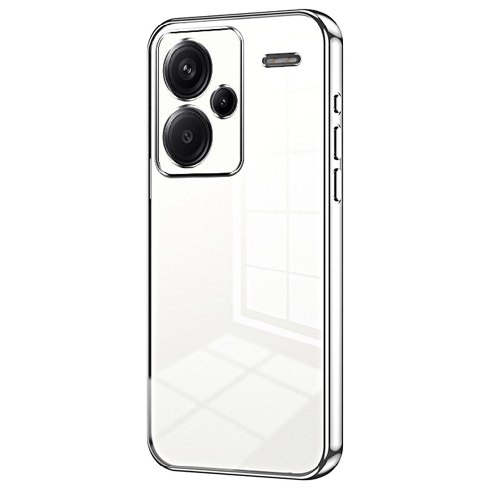 For Xiaomi Redmi Note 13 Pro+ 5G Case Crystal Clear Soft TPU Phone Shell with Precise Lens Cutout