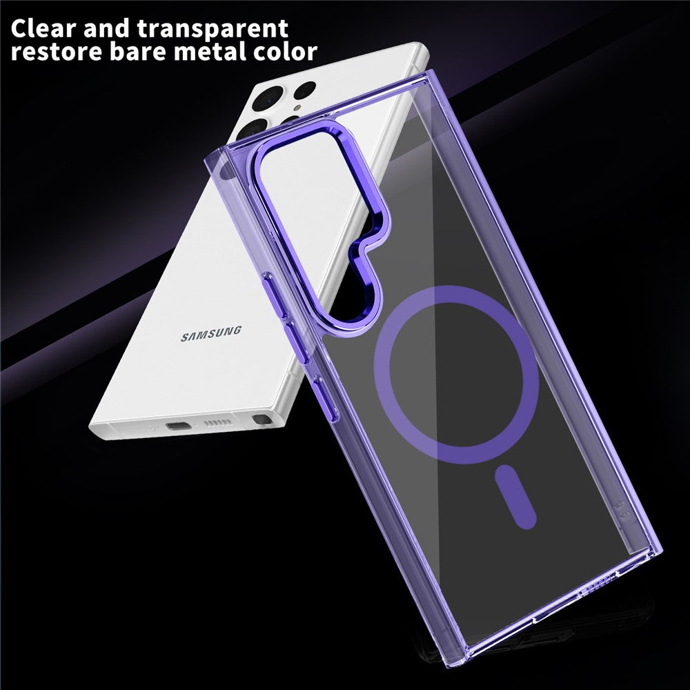 Galaxy S24 Ultra Magnet-Hülle – Transparent & Kratzfest