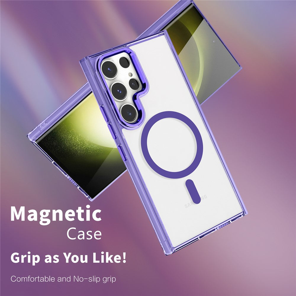 Galaxy S24 Ultra Magnet-Hülle – Transparent & Kratzfest