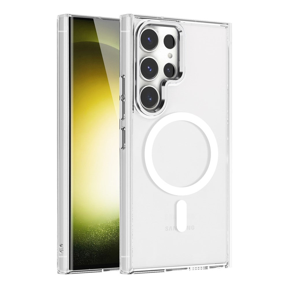 Galaxy S24 Ultra Magnet-Hülle – Transparent & Kratzfest