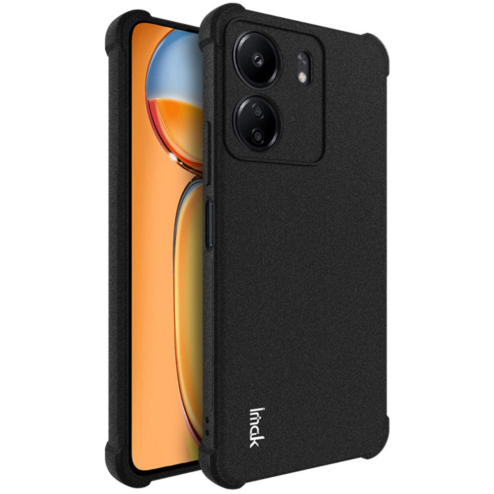 IMAK For Xiaomi Redmi 13C 4G / Poco C65 4G TPU Case Anti-drop Reinforced Corners Matte Phone Shell