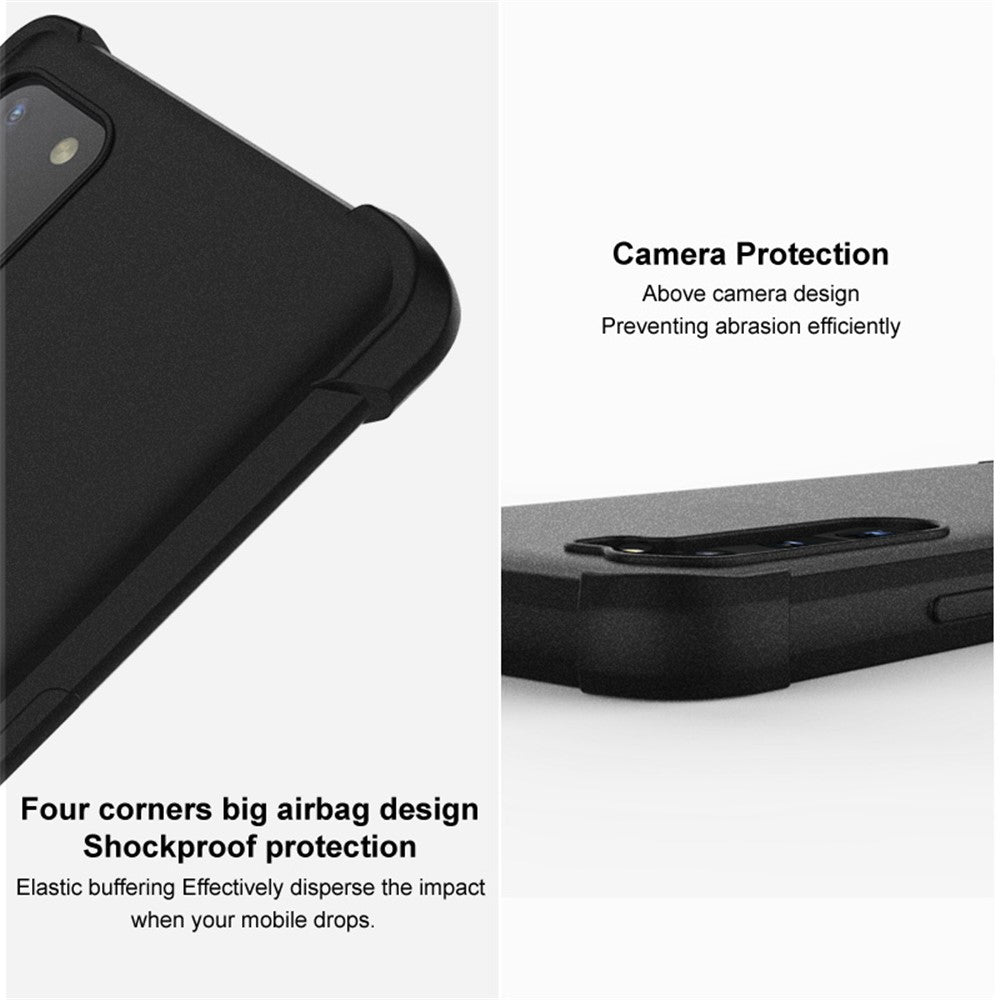 IMAK For Xiaomi Redmi 13C 4G / Poco C65 4G TPU Case Anti-drop Reinforced Corners Matte Phone Shell