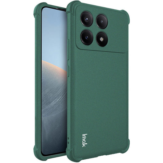 IMAK For Xiaomi Redmi K70E 5G / Poco X6 Pro 5G TPU Case Matte Airbag Corner Protective Back Shell