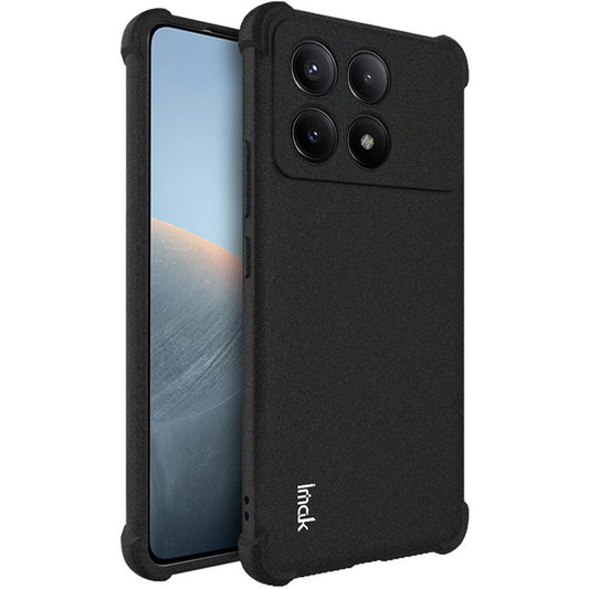 IMAK For Xiaomi Redmi K70E 5G / Poco X6 Pro 5G TPU Case Matte Airbag Corner Protective Back Shell