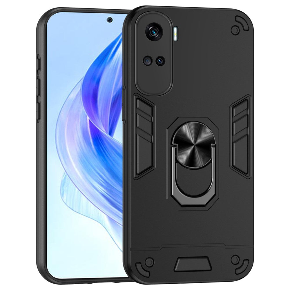 Honor 90 Lite 5G Handyhülle – Aus PC + TPU, mit Fallschutz & Ringständer