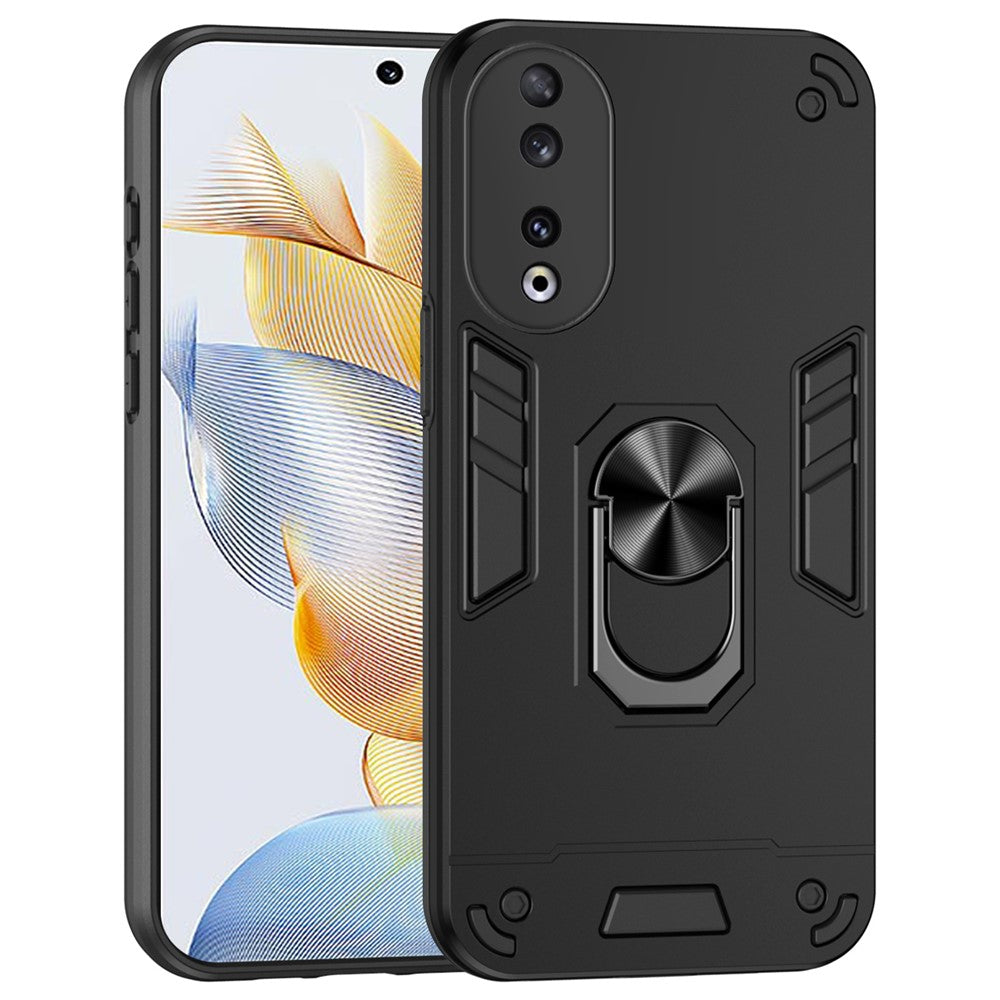 Honor 90 Handyhülle – Aus PC + TPU, mit Fallschutz & Ringständer