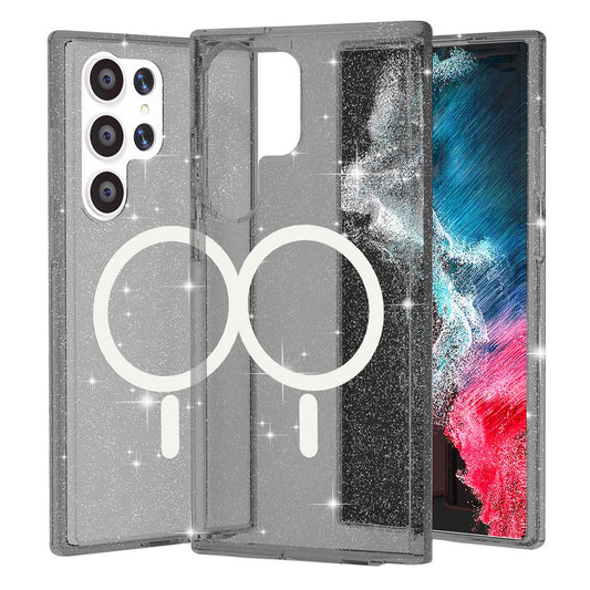 Galaxy S24 Ultra Glitter-Hülle – Magnetisch & funkelnd