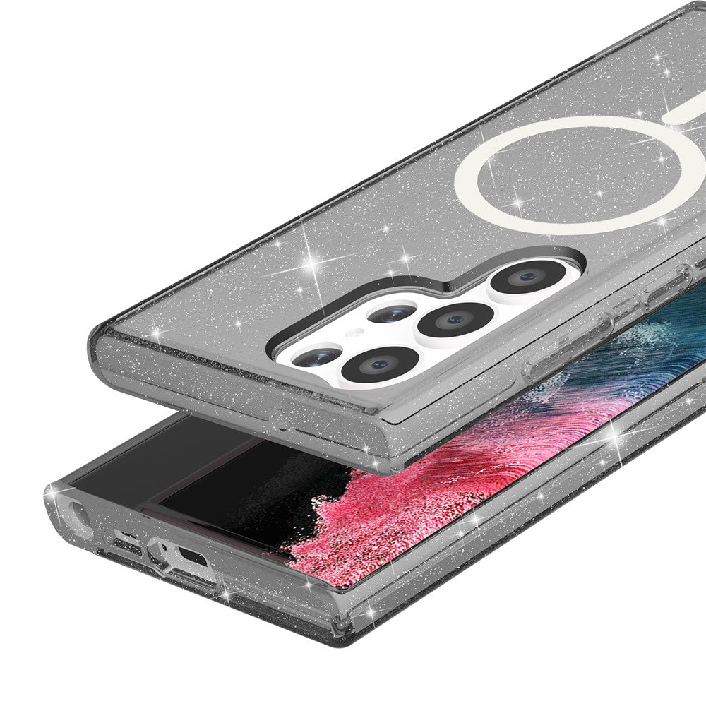 Galaxy S24 Ultra Glitter-Hülle – Magnetisch & funkelnd
