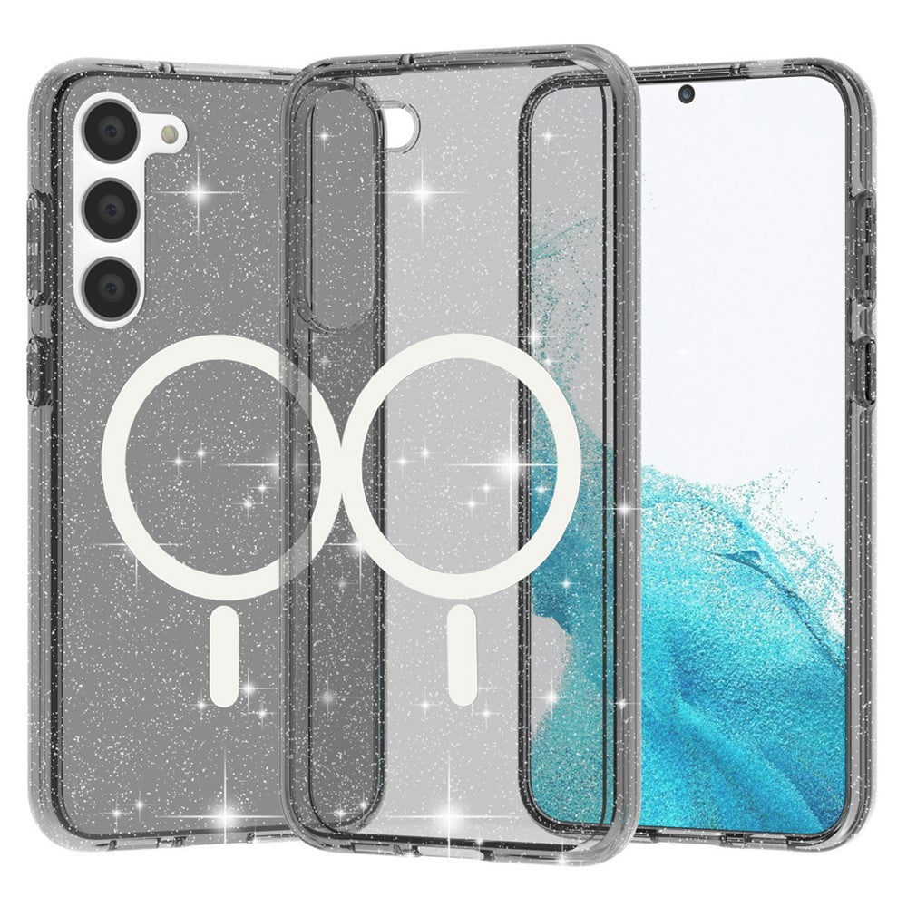 Galaxy S24 Glitter-Hülle – Magnetisch & funkelnd