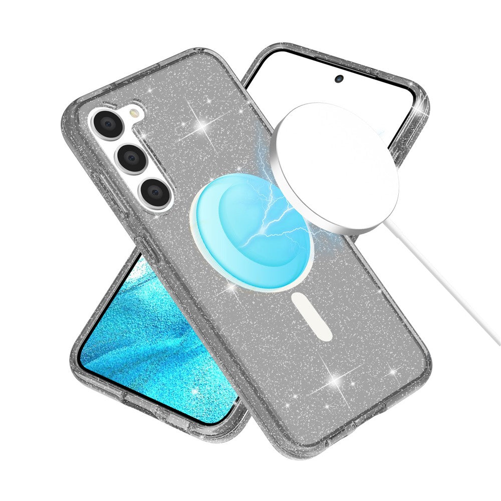 Galaxy S24 Glitter-Hülle – Magnetisch & funkelnd