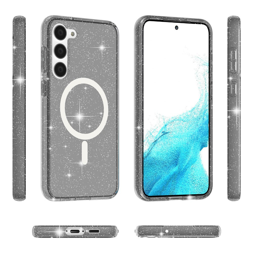 Galaxy S24 Glitter-Hülle – Magnetisch & funkelnd