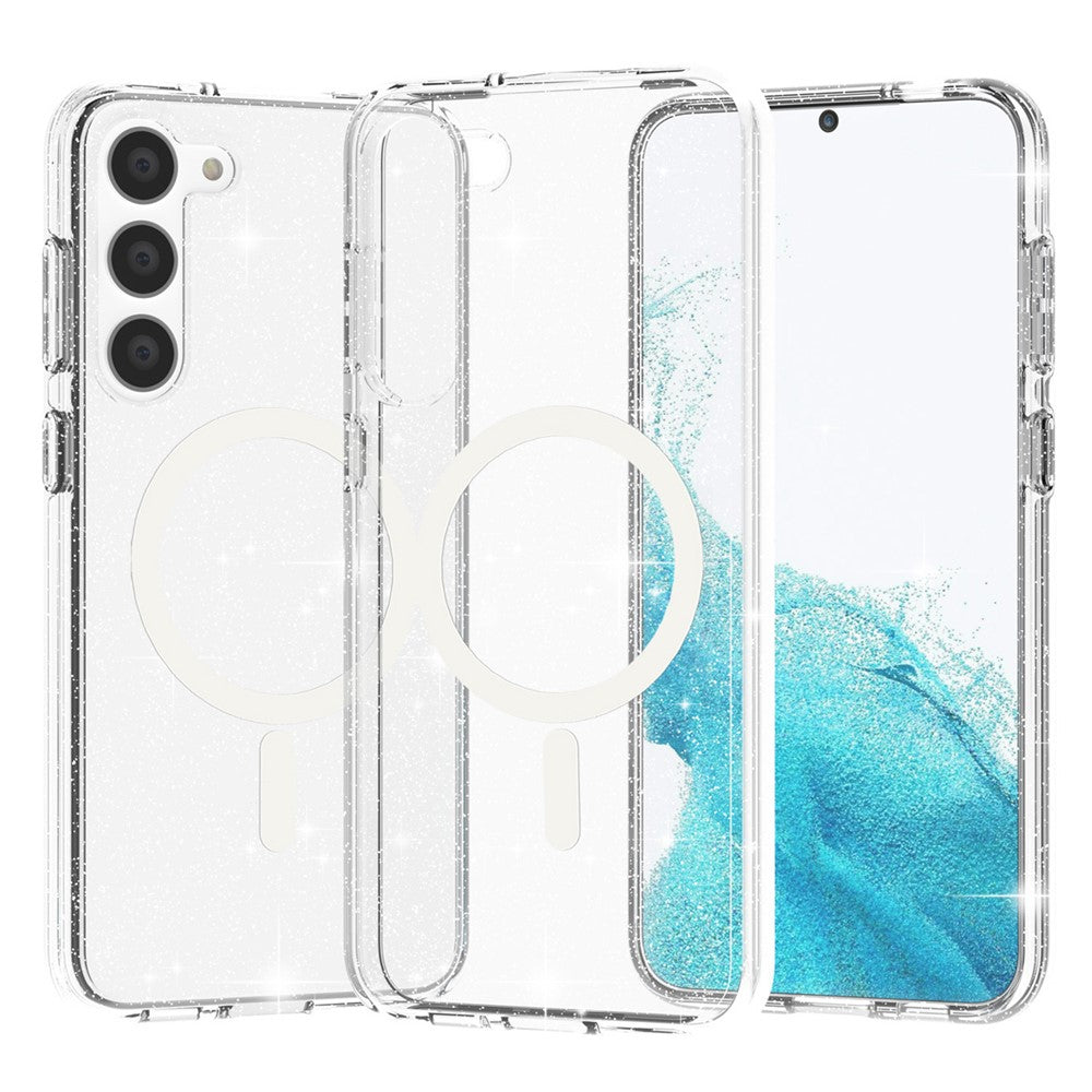Galaxy S24 Glitter-Hülle – Magnetisch & funkelnd