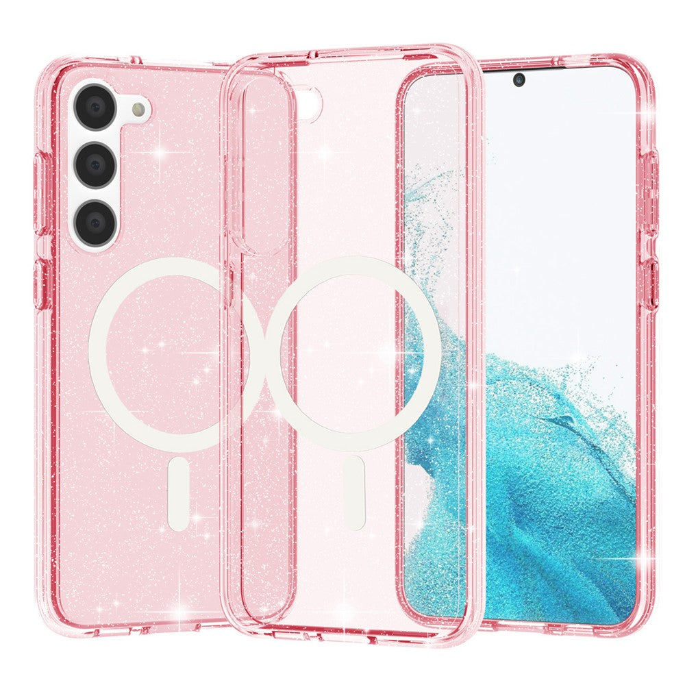 Galaxy S24 Glitter-Hülle – Magnetisch & funkelnd