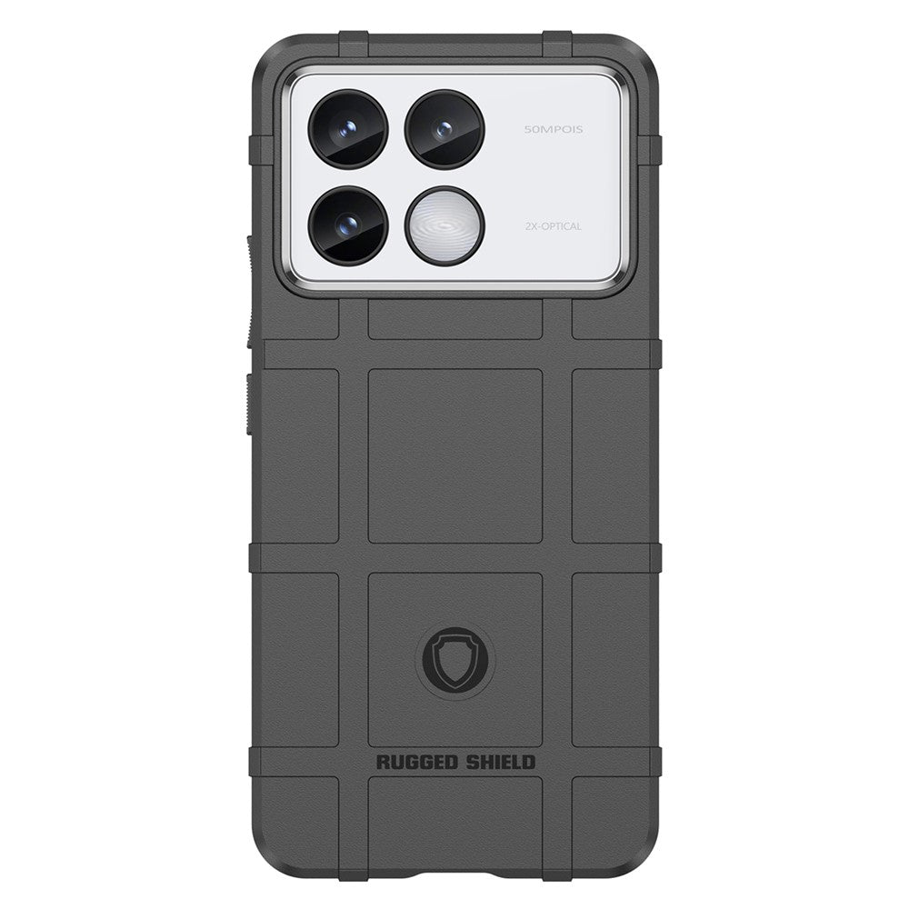 For Xiaomi Poco F6 Pro 5G / Redmi K70 5G / K70 Pro 5G Case Square Grid Texture TPU Phone Cover