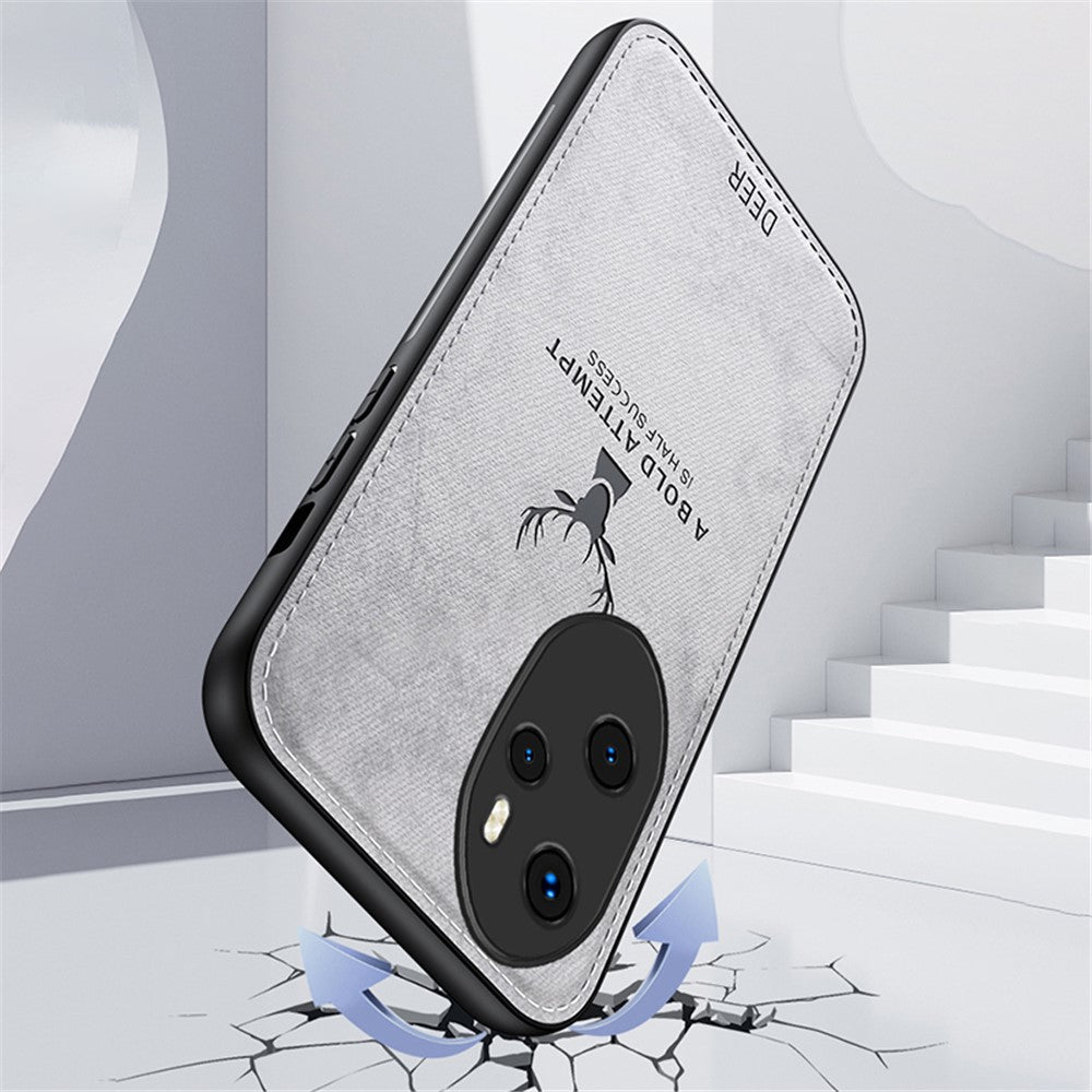 For Honor 100 Pro 5G Deer Pattern Phone Case Cushion Shockproof Anti-Scratch Protective