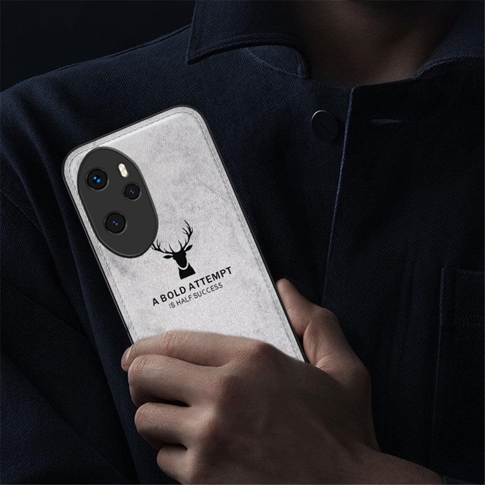 For Honor 100 Pro 5G Deer Pattern Phone Case Cushion Shockproof Anti-Scratch Protective
