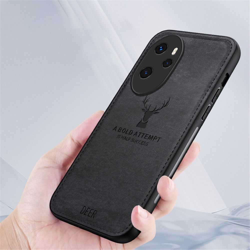For Honor 100 Pro 5G Deer Pattern Phone Case Cushion Shockproof Anti-Scratch Protective