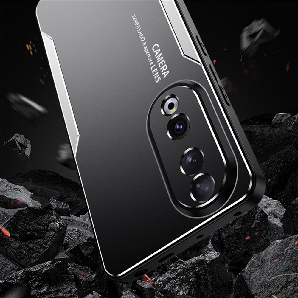 For Honor 90 Case Anti-drop Aluminium Alloy+TPU+PC Protective Shell with Honeycomb Holes