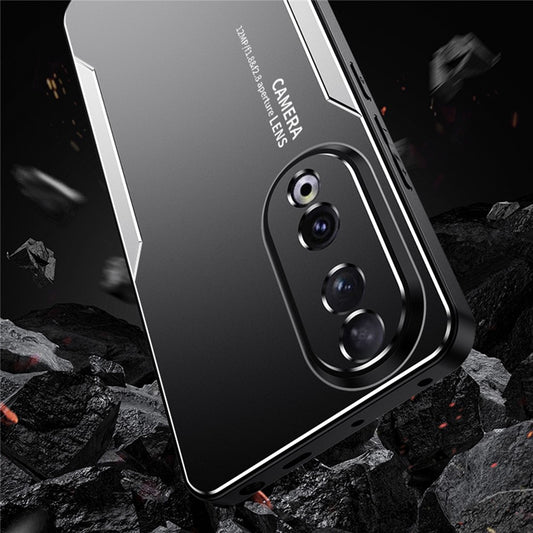 Honor 90 Handyhülle – Fallsichere Aluminiumlegierung + TPU + PC- mit Wabenlöchern