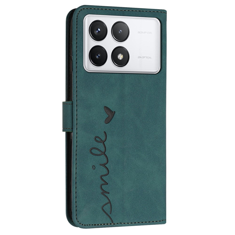 For Xiaomi Poco F6 Pro 5G / Redmi K70 5G / K70 Pro 5G Case Anti-Scratch PU Leather Magnetic Wallet Cover
