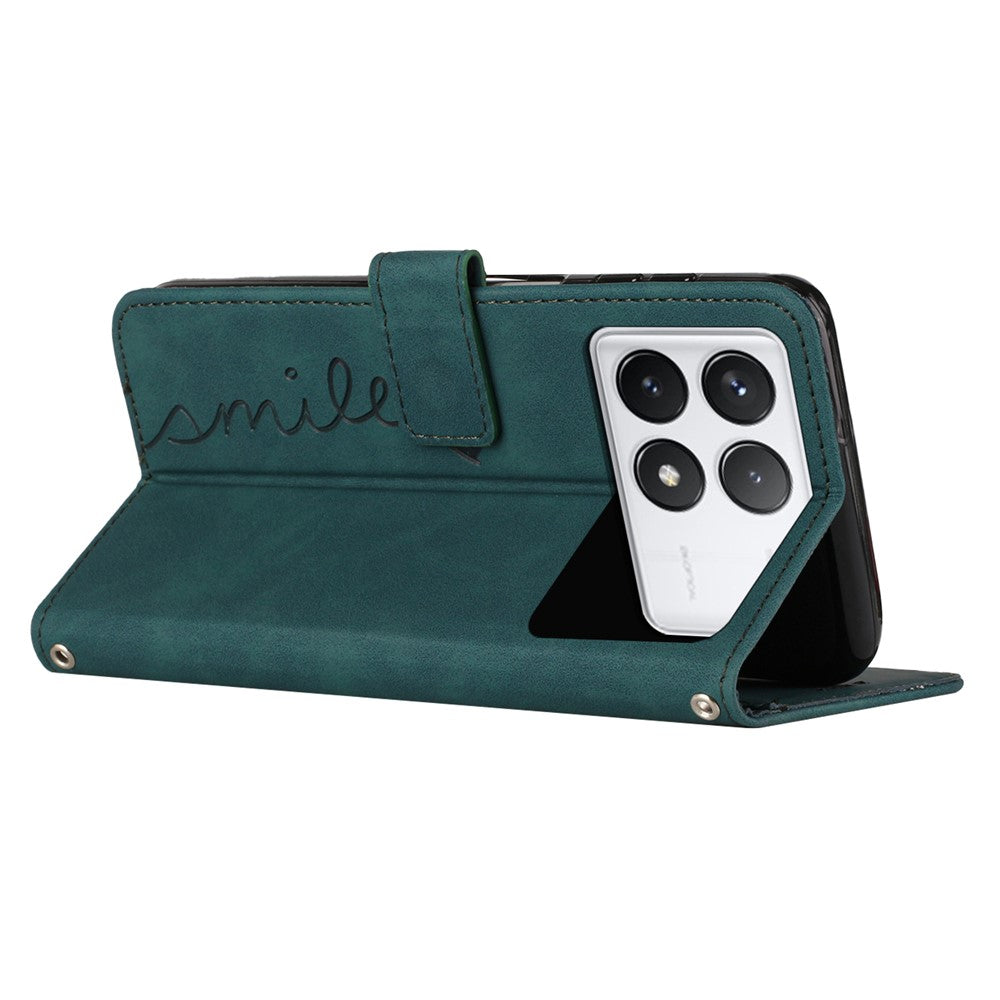 For Xiaomi Poco F6 Pro 5G / Redmi K70 5G / K70 Pro 5G Case Anti-Scratch PU Leather Magnetic Wallet Cover