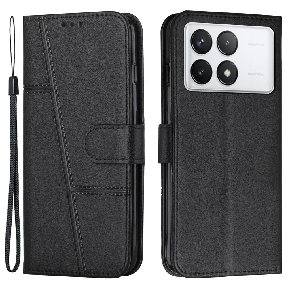 For Xiaomi Poco F6 Pro 5G / Redmi K70 5G / K70 Pro 5G Leather Phone Case with Wallet Stand