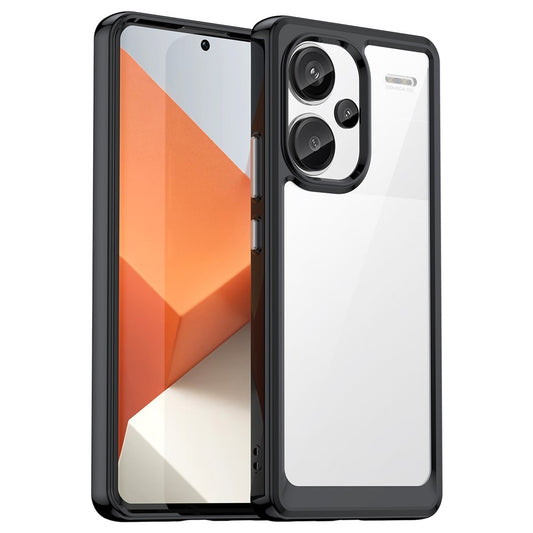 Xiaomi Redmi Note 13 Pro+ 5G Handyhülle – aus TPU + Acryl-Abdeckung, bunter Rahmen