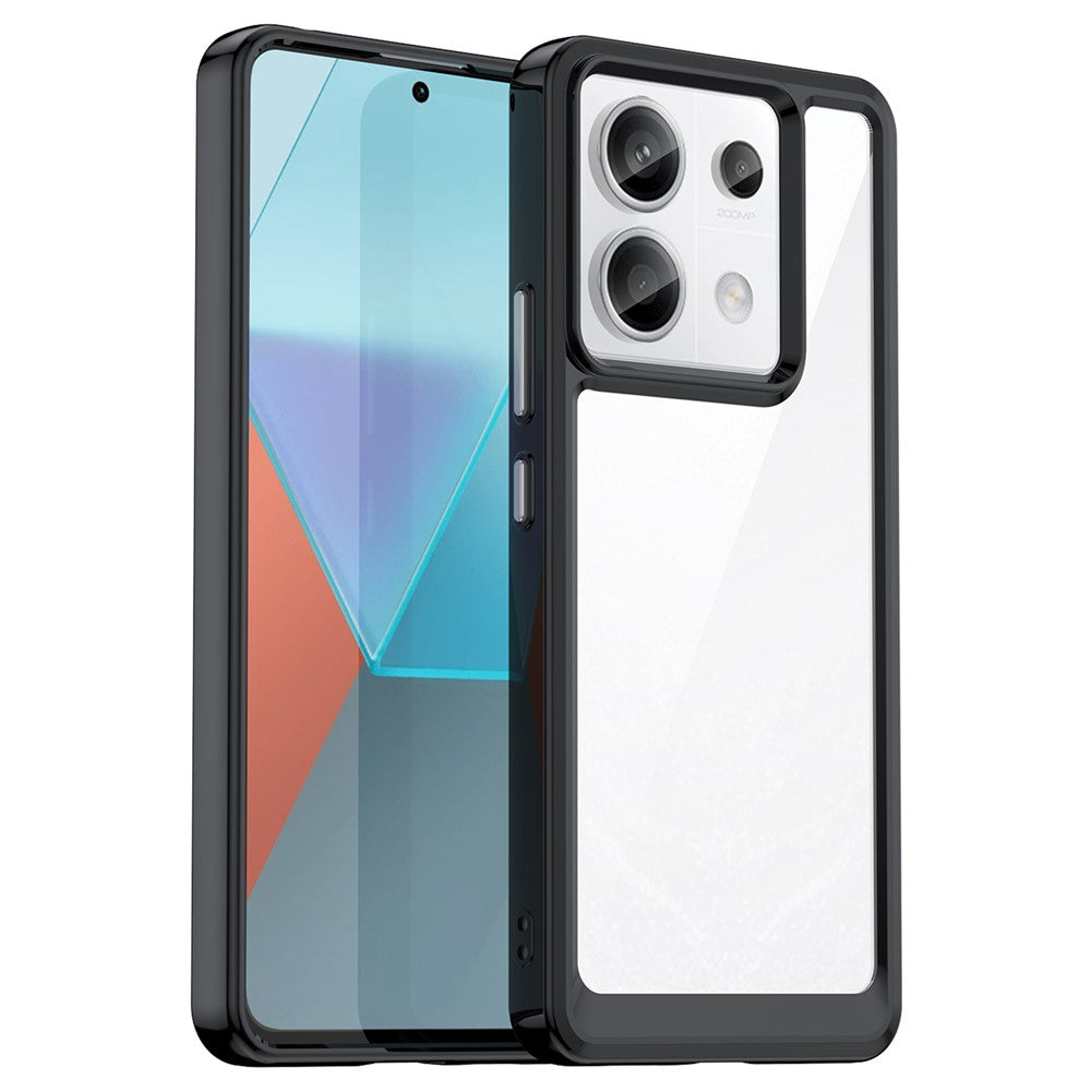 For Xiaomi Redmi Note 13 Pro 5G / Poco X6 5G Phone Case TPU+Acrylic Protective Cover
