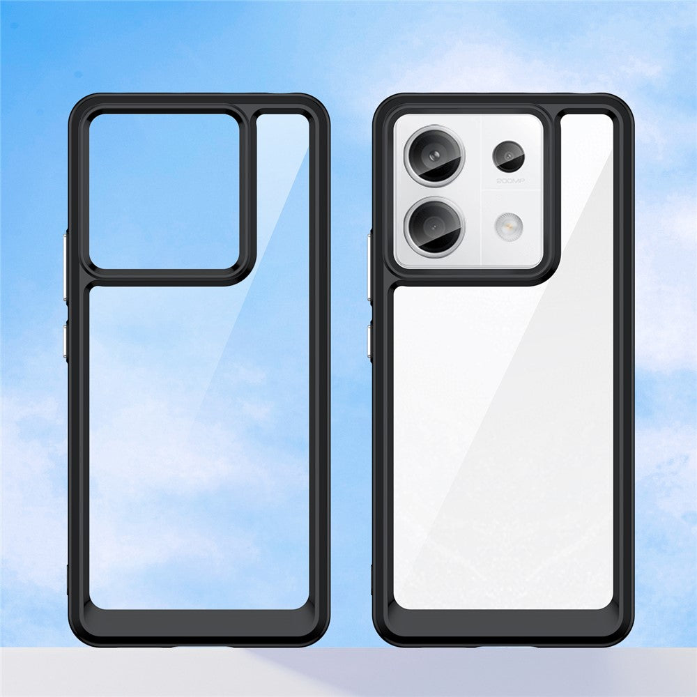 For Xiaomi Redmi Note 13 Pro 5G / Poco X6 5G Phone Case TPU+Acrylic Protective Cover