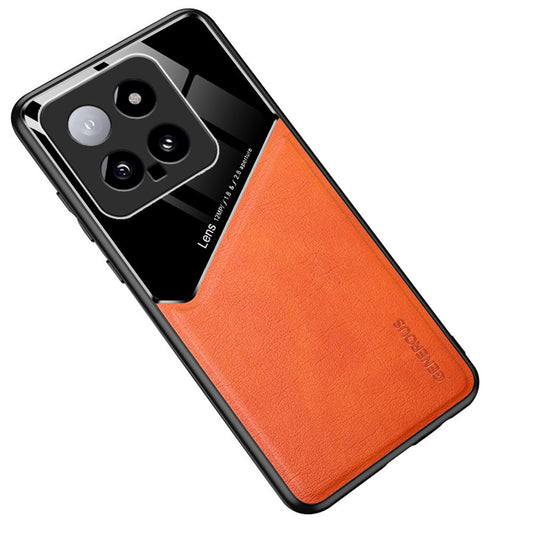 Xiaomi 14 Handyhülle – Anti-Fall PU+TPU+PC Magnetische Autohalterung Rückseite