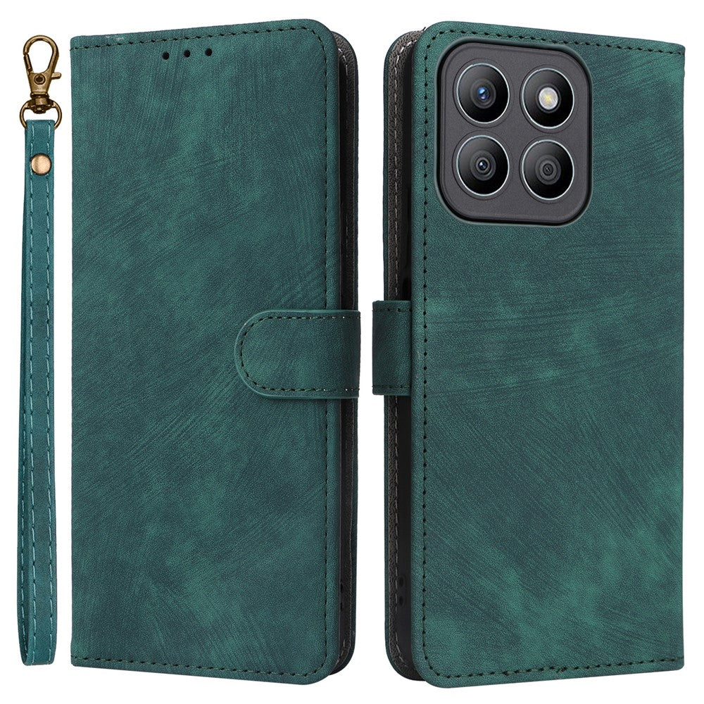 For Honor 100 5G Leather Case Wallet Phone Cover RFID Blocking