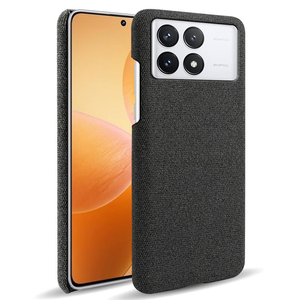For Xiaomi Poco F6 Pro 5G / Redmi K70 5G / K70 Pro 5G Slim-Fit Phone Case Cloth+PC Cushion Cover