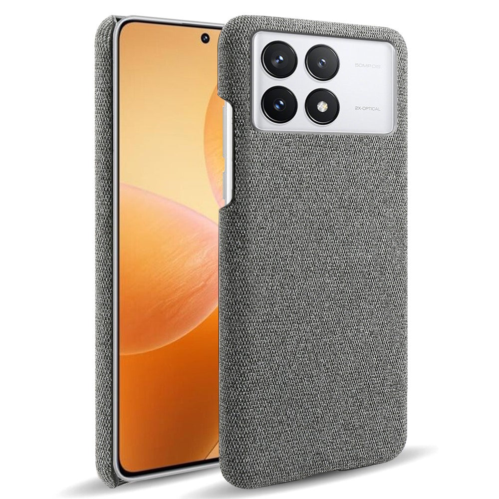 For Xiaomi Poco F6 Pro 5G / Redmi K70 5G / K70 Pro 5G Slim-Fit Phone Case Cloth+PC Cushion Cover