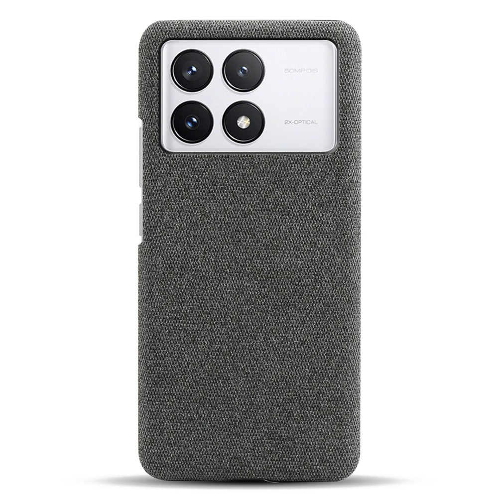 For Xiaomi Poco F6 Pro 5G / Redmi K70 5G / K70 Pro 5G Slim-Fit Phone Case Cloth+PC Cushion Cover