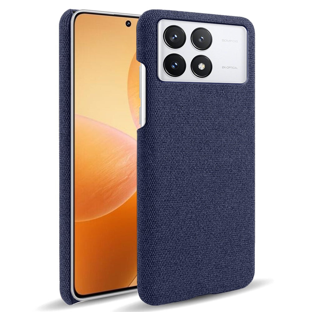 For Xiaomi Poco F6 Pro 5G / Redmi K70 5G / K70 Pro 5G Slim-Fit Phone Case Cloth+PC Cushion Cover