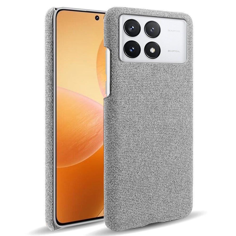 For Xiaomi Poco F6 Pro 5G / Redmi K70 5G / K70 Pro 5G Slim-Fit Phone Case Cloth+PC Cushion Cover