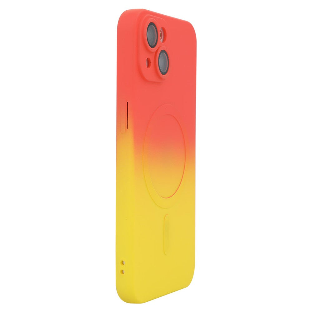 iPhone 15 Plus Silikon-Hülle – Mit Farbverlauf & Magnetisch