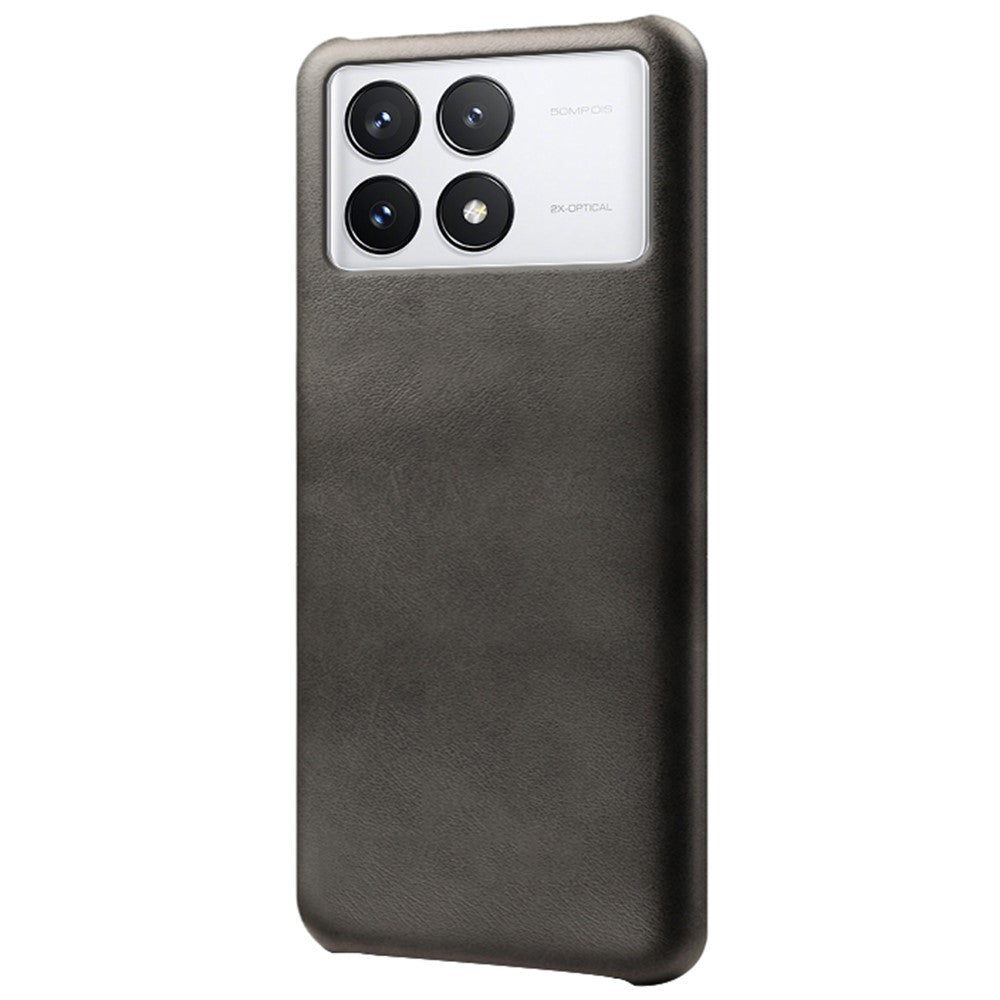 For Xiaomi Poco F6 Pro 5G / Redmi K70 5G / K70 Pro 5G Slim-Fit PU Leather Coated PC Cover Anti-Scratch Phone Case