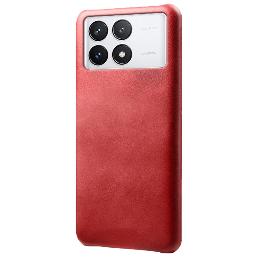 For Xiaomi Poco F6 Pro 5G / Redmi K70 5G / K70 Pro 5G Slim-Fit PU Leather Coated PC Cover Anti-Scratch Phone Case
