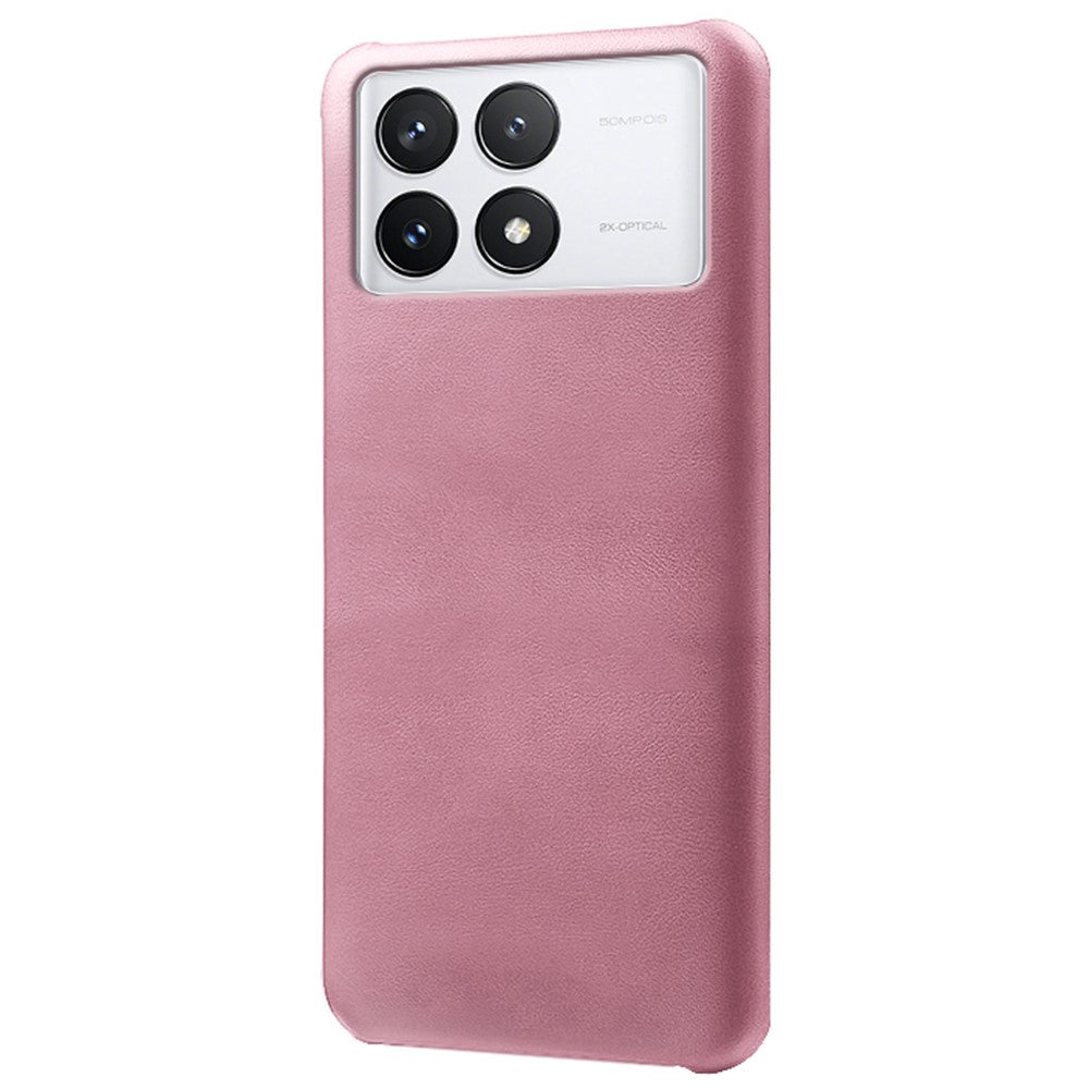 For Xiaomi Poco F6 Pro 5G / Redmi K70 5G / K70 Pro 5G Slim-Fit PU Leather Coated PC Cover Anti-Scratch Phone Case