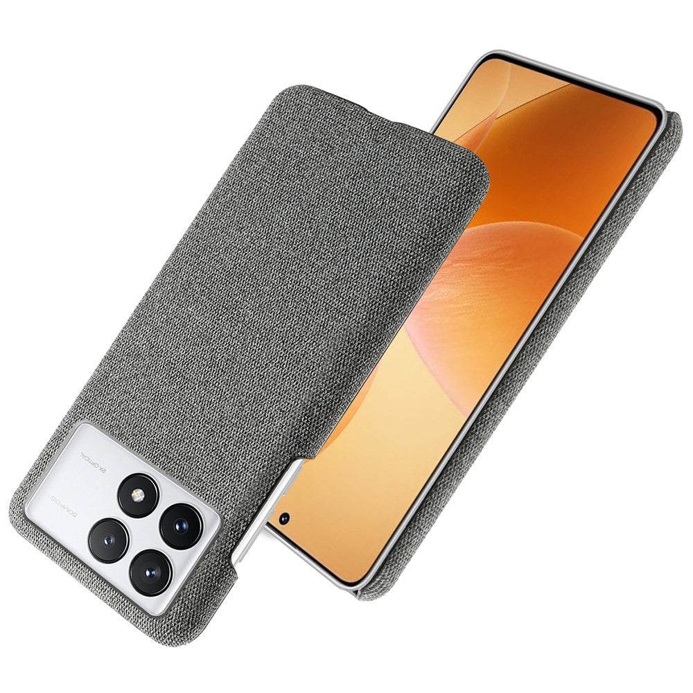 For Xiaomi Redmi K70E 5G / Poco X6 Pro 5G Phone Case Soft Cloth Texture Anti-Shock Cover