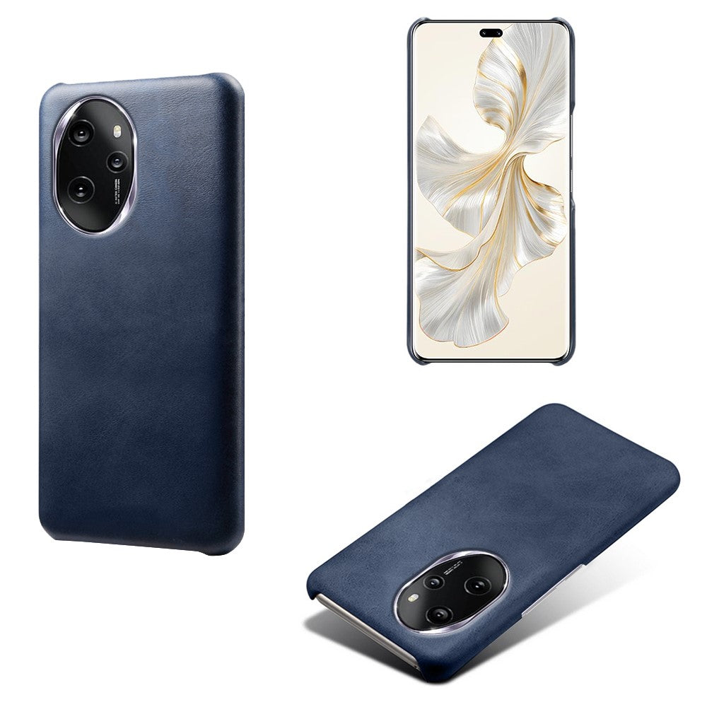 For Honor 100 Pro 5G Phone Case Shockproof PU Leather Coated PC Smartphone Cover