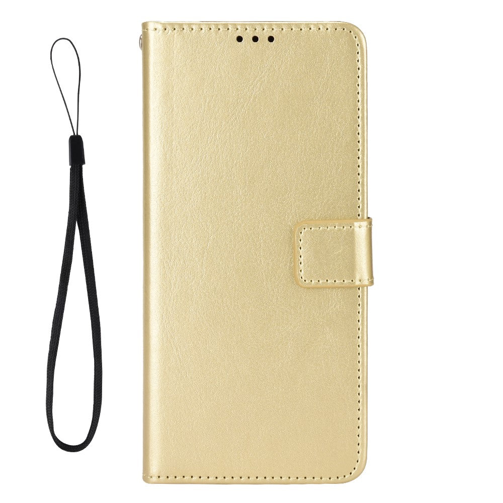 For Xiaomi Redmi 13C 5G / 13R 5G / Poco M6 5G Wallet Case PU Leather Crazy Horse Texture Flip Phone Cover