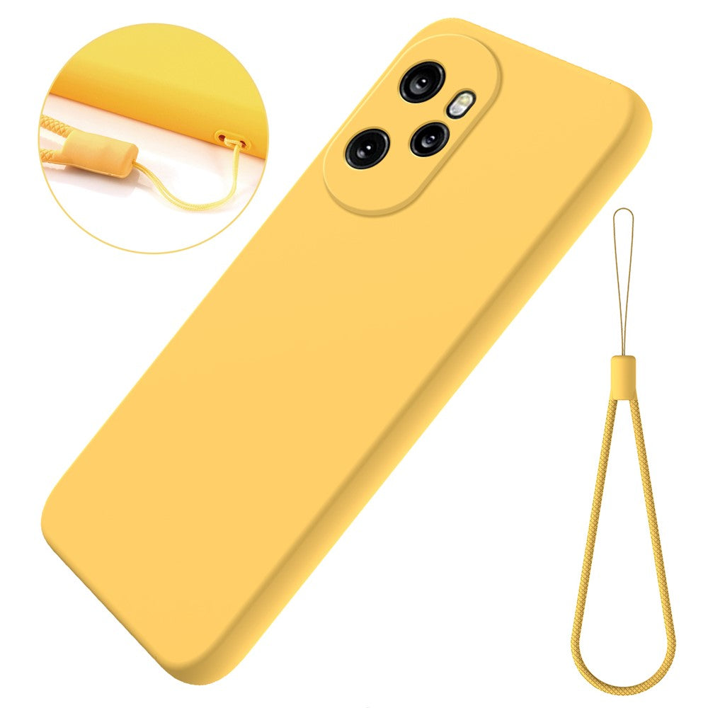 For Honor 100 Pro 5G Case Anti-Scratch Liquid Silicone Cell Phone Protector Cover