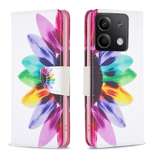 Xiaomi Redmi Note 13 4G Handyhülle – mit Muster aus Leder